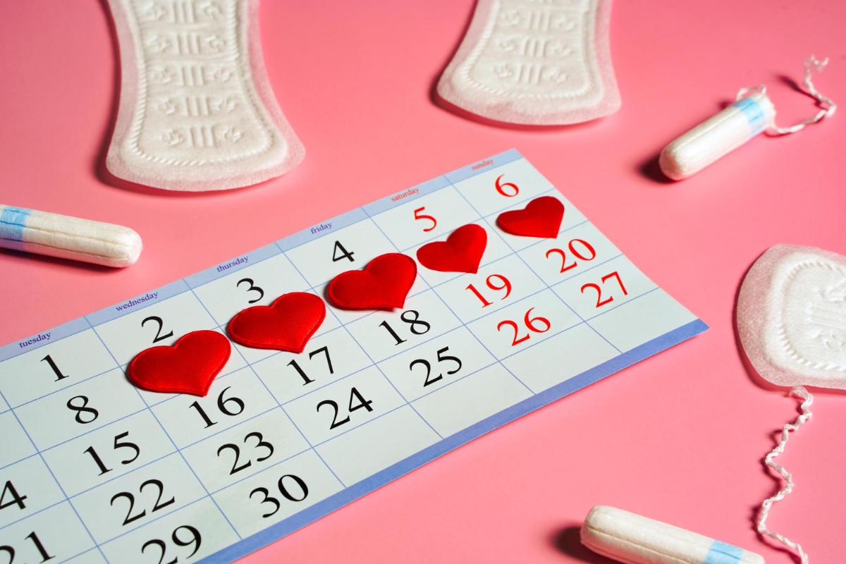 Kalendarzyk dni menstruacji