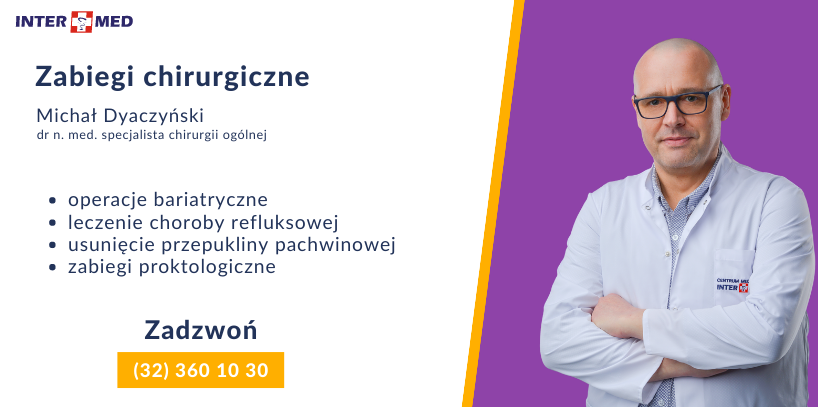 Michał Dyaczyński - zabiegi chirurgiczne